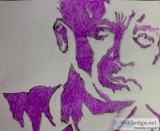 Tom Hanks Autumn Purple GG &ndash 8&Prime x 11&Prime Colored Pen
