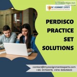 Perdisco Practice Set Solutions From Ph.D. Australia Experts