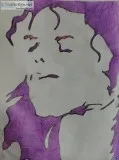 Michael Jackson 6 GG &ndash 9&rdquo x 12&rdquo Colored Pencil