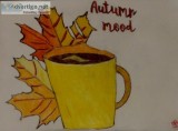 Autumn Mood Art From GG &ndash 9&rdquo x 12&rdquo Colored Pencil