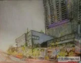 ACL Moody Theater &ndash 9&Prime x 12&Prime Colored Pencil