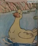 Duck Tracy Ryan GG &ndash 8&rdquo x 11&rdquo Colored Pencil