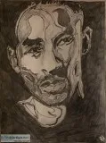 Kobe Bryant GG &ndash 9&rdquo x 12&rdquo Pencil
