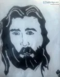 Jesus Birth Art GG - 8&quot x 11&quot Painting