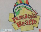 Pensacola Beach GG 2 &ndash 8&rdquo x 11&rdquo Painting
