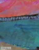 Pensacola Beach GG &ndash 8&rdquo x 11&rdquo Painting