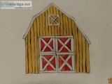 Autumn Orange Gold Barn 22 &ndash 9&rdquo x 12&rdquo Colored Pen
