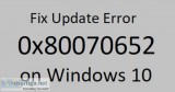 How to fix windows 10 error 0x80070652
