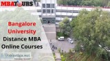 Bangalore University Distance MBA Online Courses