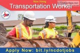 Transportation Worker - 6 Openings at a LIVING WAGE