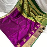 Buy Pure Silk Peshwai Saree at Best Prices - Nishalika