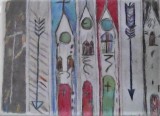 Cross Wood Art GG - 9" x 12" Colored Pencil