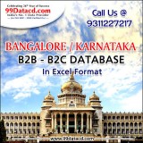 Bangalore & karnataka database provider - b2b & b2c