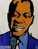 Louis Armstrong 6 GG &ndash 8&rdquo x 11&rdquo Painting