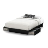 Contemporary Black Queen Bed Frame