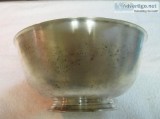 Silver Plated Bowl - Paul Revere - 8 inches wide x 4 ¼ inc