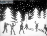 Winterland Black and White GG - 8" x 11" Painting