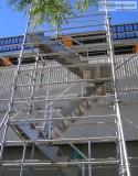 Aluminium scaffolding