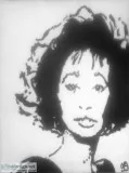 Whitney Houston Black and White Special GG &ndash 8&Prime x 11&P