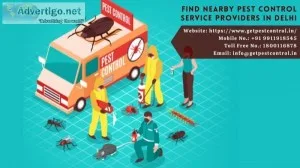 Find nearby pest control service providers in delhi