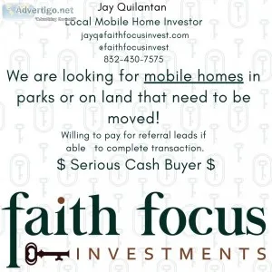 NEED TO MOVE YOUR MOBILE HOME