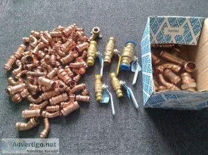 Pro press fittings and ball valves.
