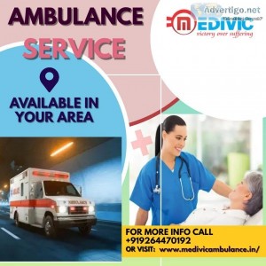 Fast Pickup  Ambulance Service in Dhubri Assam by MedivicNorth E