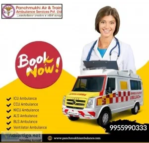 Cardiac Ambulance Service in Delhi via Panchmukhi Ambulance