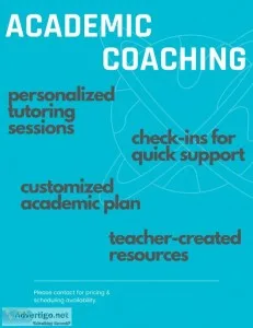 Academic Coaching and Tutoring