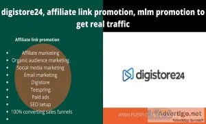 I will digistore24 affiliate link promotion mlm promotion to get