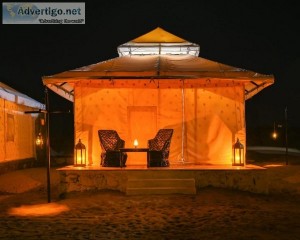 Super Deluxe Camps in Jaisalmer  Jaisalmer Desert Camp  Luxury C