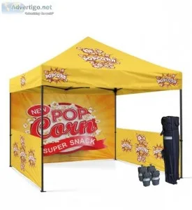10x10 Custom Canopy Tent Set - Custom Design For Events  Georgia