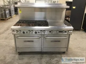 Southbend 6-Burner Gas Range w Griddle and (2) Standard Ovens