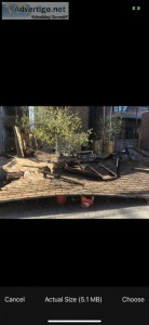 Garage demolition Trash Out junk removal