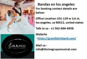 Bandas en los angeles by Grand Latin Band at Best Price.