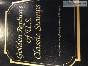 Golden Replicas Of Us Classic Stamps