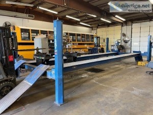30-Ton 4 Post Rotary Lift for School Buses and Trucks