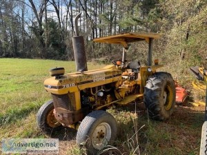 Ford 7610 Tractor and Rhino TW96 Cutter-Online Auction 6966-15 E