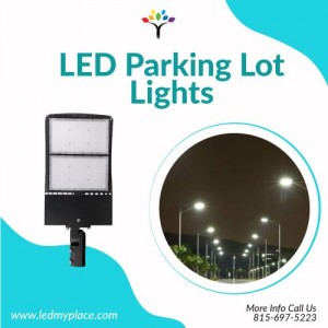 Buy led parking lot lights available in bronze