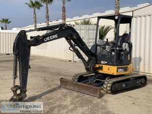 2017 JOHN DEERE 35G MINI HYDRAULIC EXCAVATOR 152901221