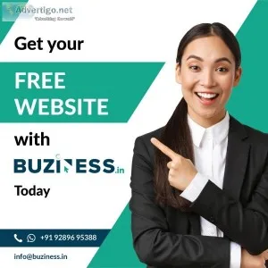 Online Free Website Creator  Buziness.in
