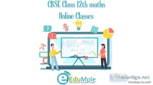 CBSE Class 12th maths online classes