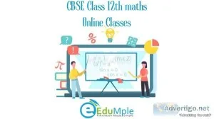 CBSE Class 12th maths online classes