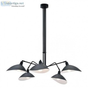 Zuo Desden Ceiling Lamp Black  Lamps  Grayson Home