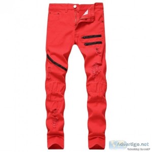 Purchase Red Skinny Jeans for Men s