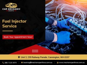 Contact car mechanics for car fuel injector service.