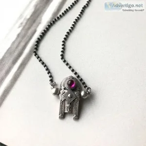 Pure Silver Mangalsutra Online