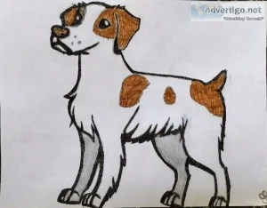 Brittany Mix 5 GG &ndash 8&Prime x 11&Prime Pencil and Art Ink