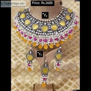 Artificial kundan jewellery sets with prices