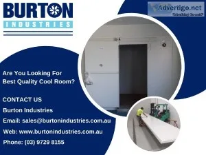 Best Quality Cool Rooms For Sale - Burton Industries